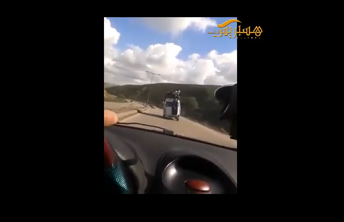 لحظة انقلاب سيارة جماهير الرجاء المتوجهة لمدينة سلا
