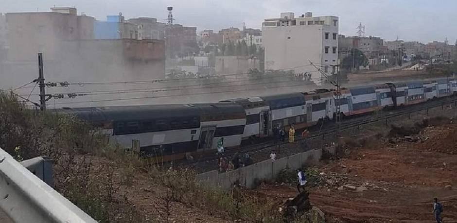 إزاحة جميع عربات القطار المنحرف ببوقنادل واستئناف جزئي لسير القطارات