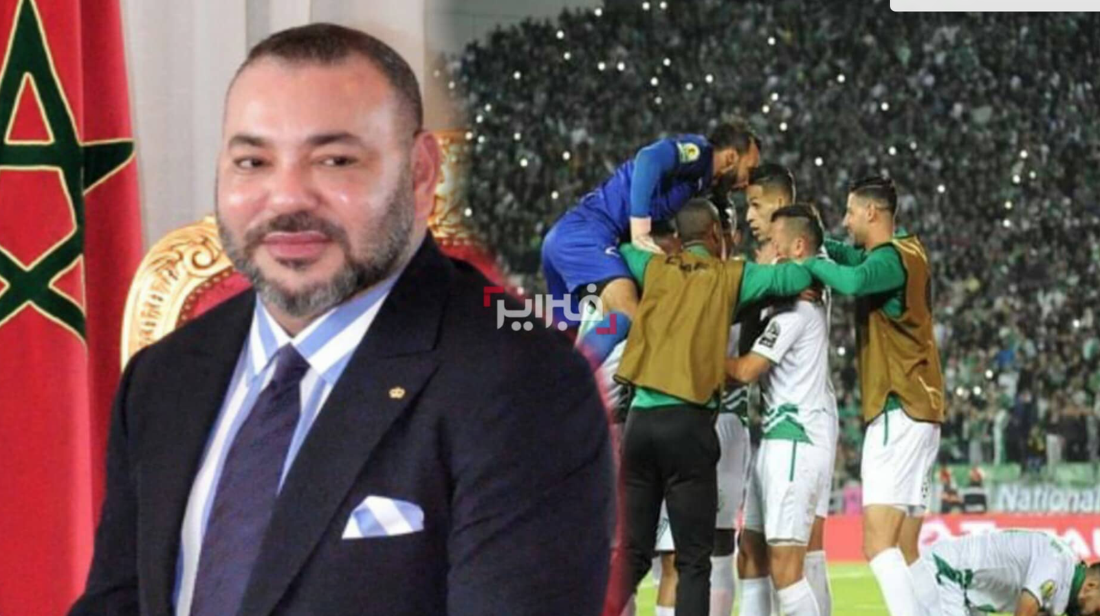الملك: الرجاء مثل كرة القدم المغربية أحسن تمثيل