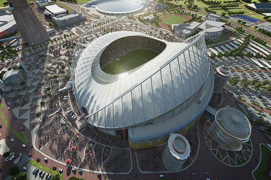 قطر تكشف تصميم ملعب نهائي مونديال 2022