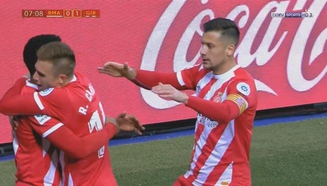 فيديو: هدف جيرونا الأول ضد ريال مدريد