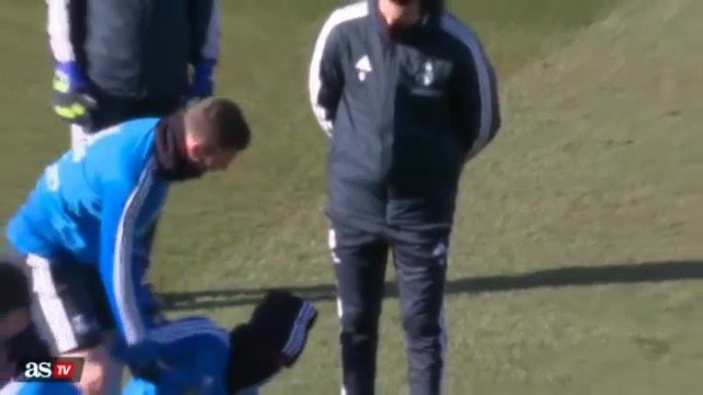 فيديو.. مشادة بين نجمي ريال مدريد في التدريبات