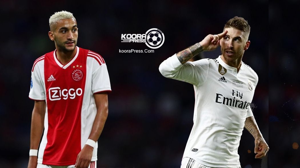 ترددات القنوات الناقلة لمباراة ريال مدريد واياكس اليوم مجانا