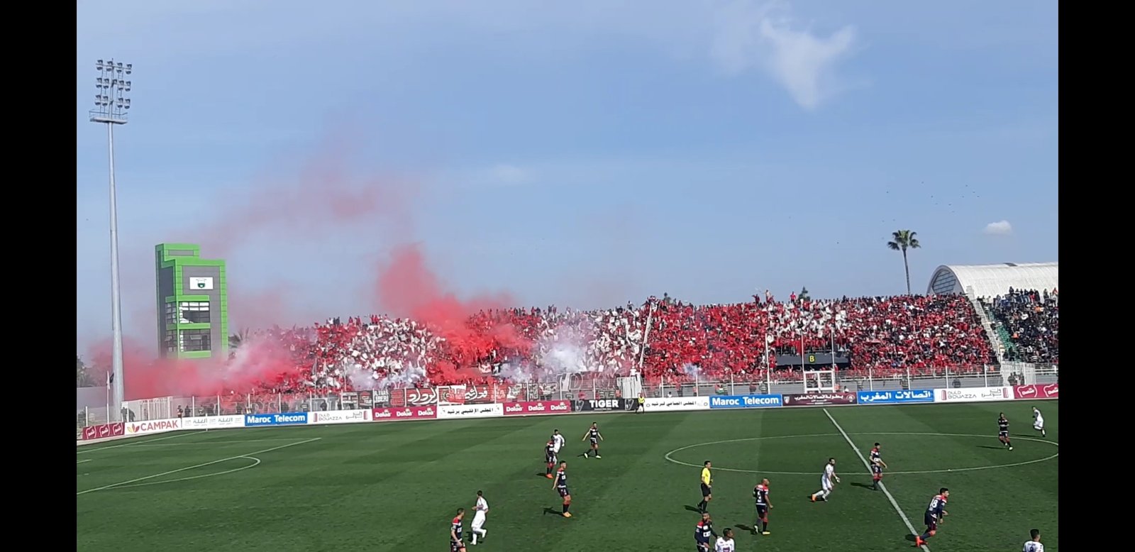بالفيديو..تيفو الوداد الرياضي ضد يوسفية برشيد