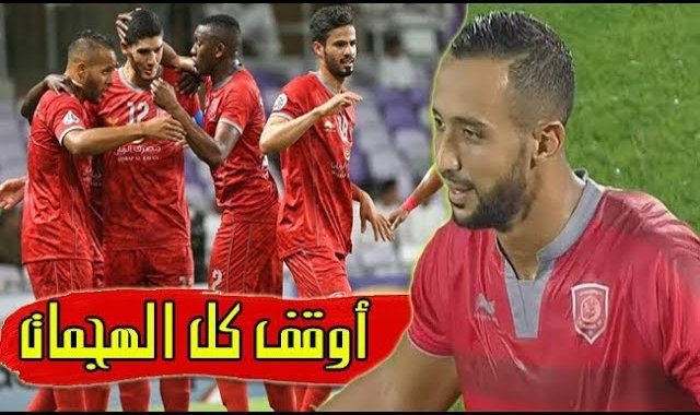 المهدي بنعطية يبدع في أول مباراة له في الدوري القطري وكاد يسجل هدفين والعربي يسجل هدف الفوز