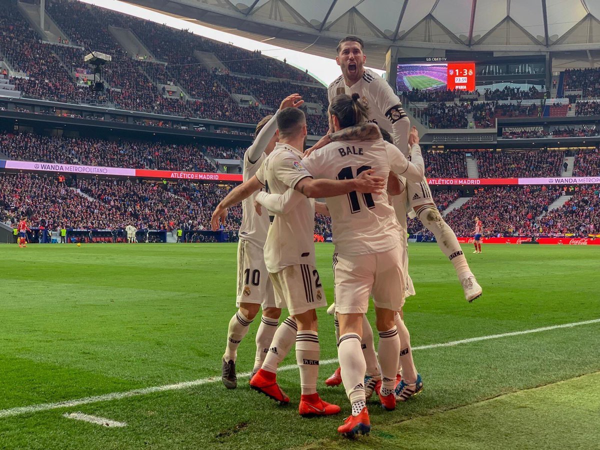 ريال مدريد يفوز على الأتلتيكو في الديربي و يتنزع وصافة الليجا