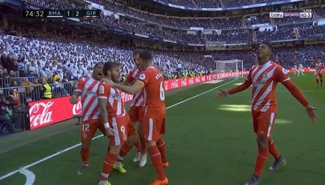 اهداف مباراة ريال مدريد وجيرونا (1-2) الدوري الاسباني