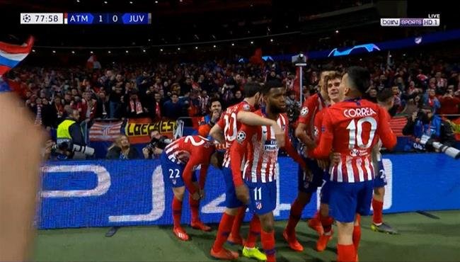 اهداف مباراة اتلتيكو مدريد ضد يوفنتوس (2-0) دوري ابطال اوروبا