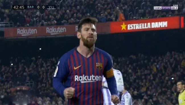 برشلونة ضد بلد الوليد.. ميسي يمنح التفوق للبارسا فى الشوط الأول