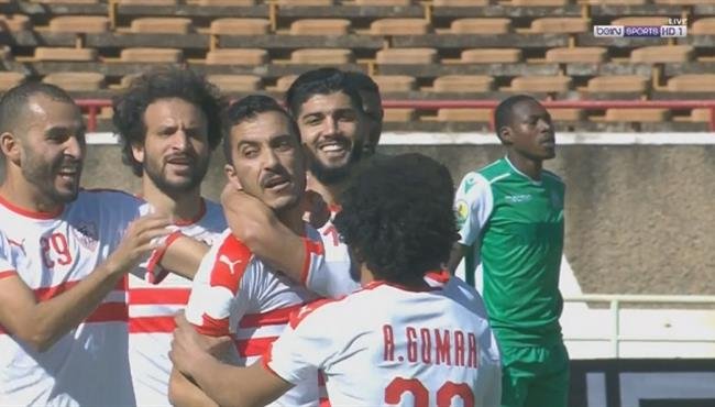 هدف الزمالك الاول الرائع في مرمي جورماهيا – كاس الكونفيدرالية