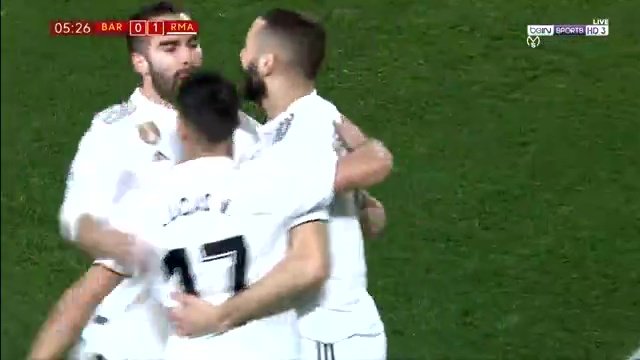 هدف ريال مدريد الأول في مرمى برشلونة – تعلق حفيظ الدراجي