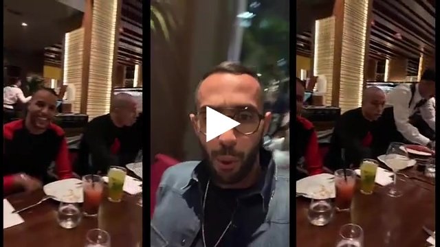 فيديو: عشاء يجمع بنعطية والعربي وخرجة في قطر