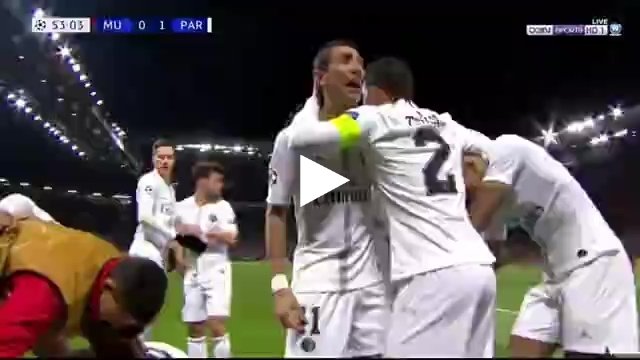 هدف باريس سان جيرمان الأول في مرمى مانشستر يونايتد