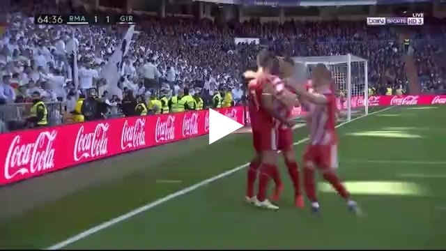 فيديو: هدف جيرونا الأول في مرمى ريال مدريد