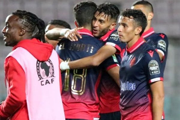 رغم سقوطه أمام النجم الساحلي..الوداد يتأهل لنصف نهائي العصبة الافريقية