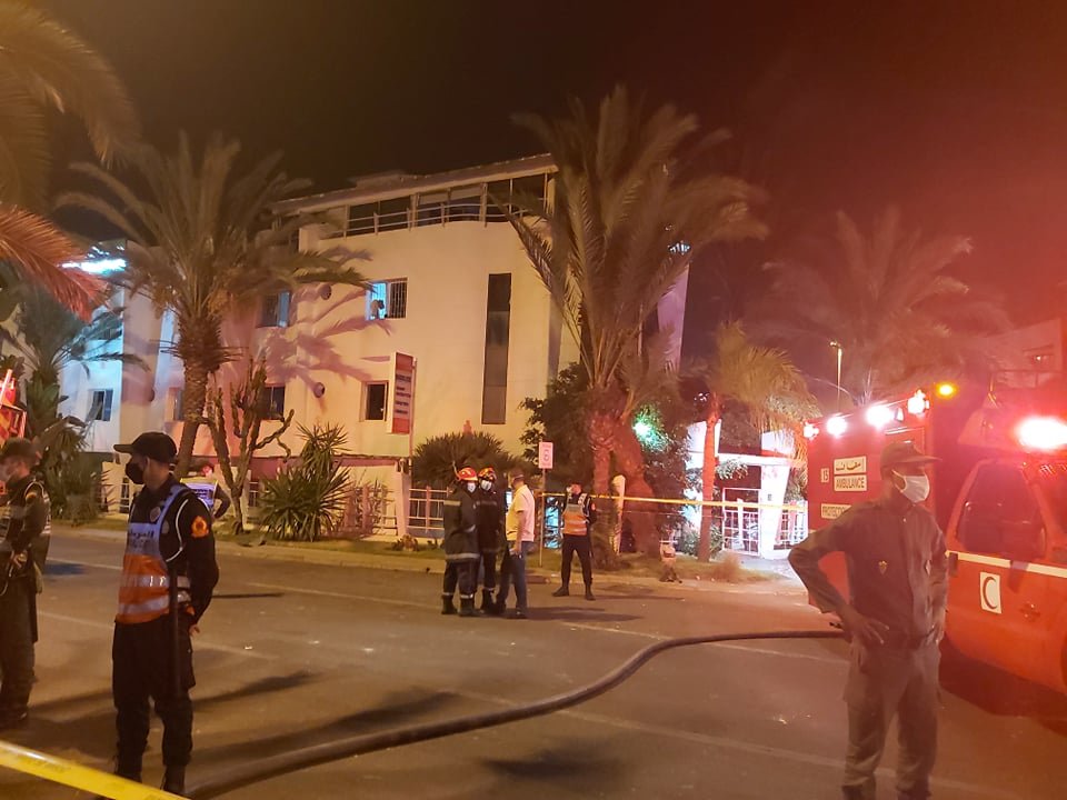 فيديو.. اندلاع حريق مهول داخل مصحة خاصة بالدارالبيضاء