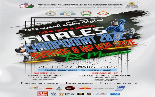 سلا تحتضن نهائي بطولة المغرب في الهيب هوب والبريكدانس