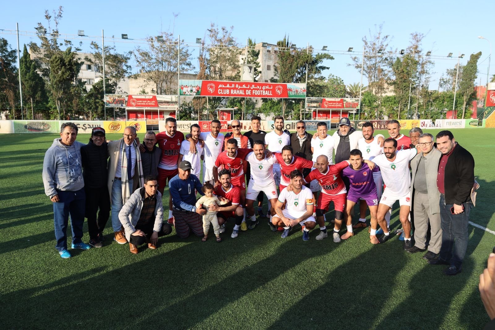 مباراة استعراضية تكريمية لنجوم منتخب الشبان 2005 بمبادرة من الرابطة المغربية للصحافيين الرياضيين ونادي رحال لكرة القدم