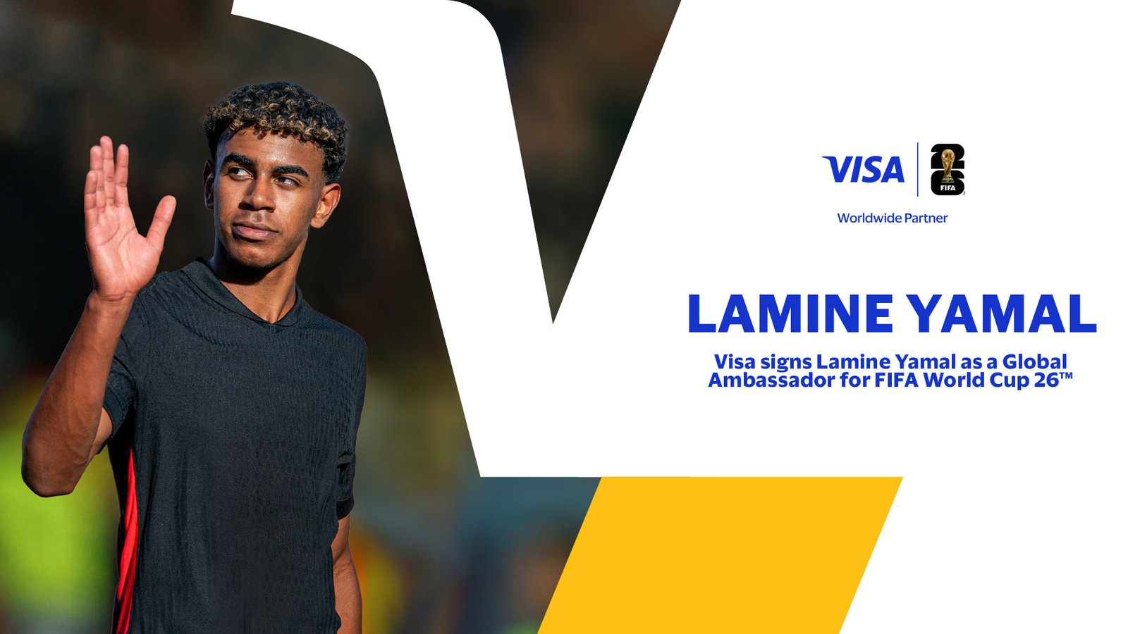 Visa تختار لامين يامال سفيراً عالمياً لبطولة كأس العالم 2026